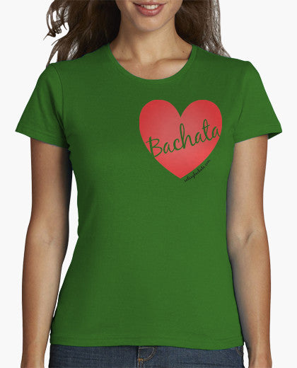 Bachata Short sleeves Print Cotton T-shirt. Four colors. - World Salsa Championships