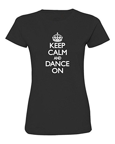 Keep Calm And Dance On Deluxe Soft Tees - World Salsa Championships
