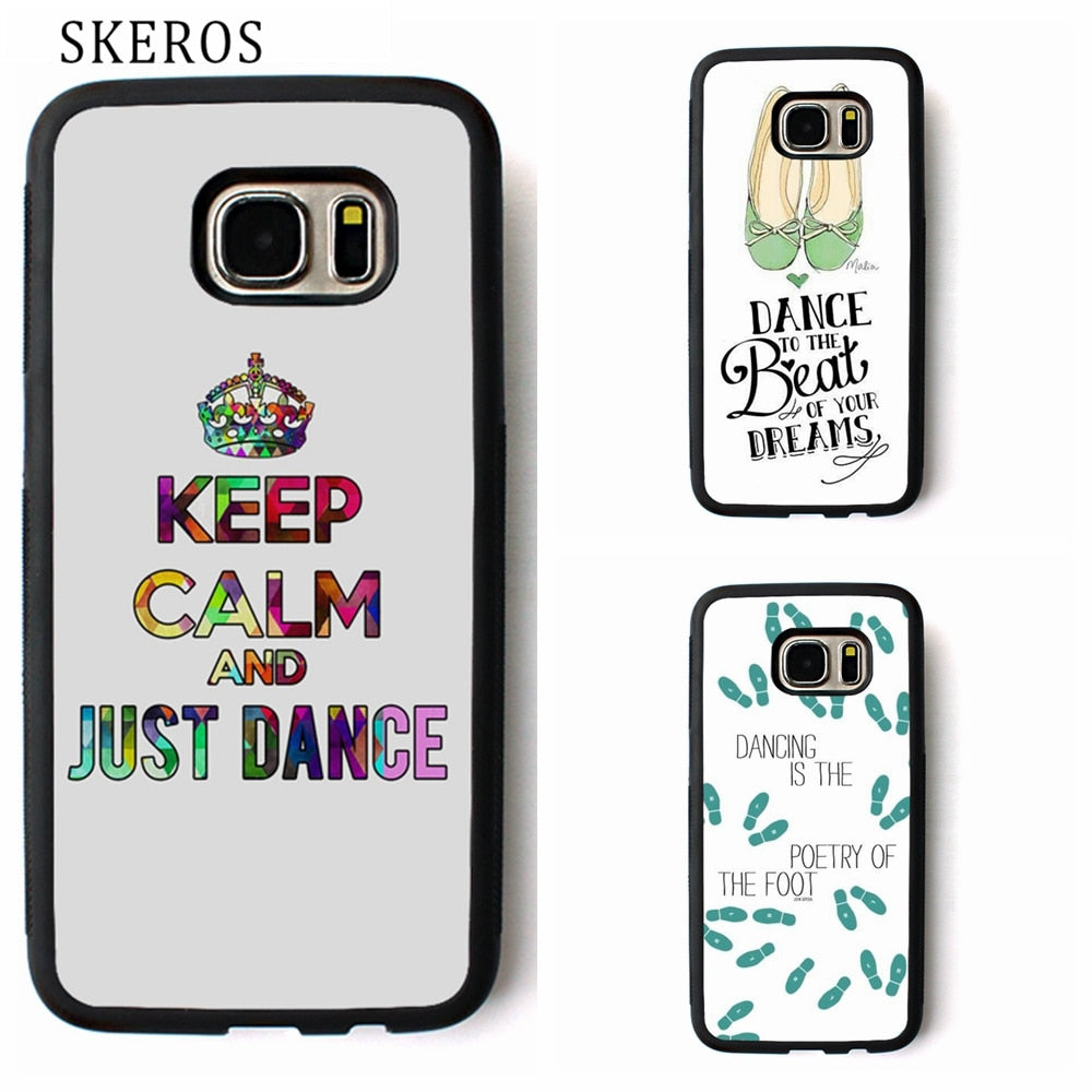 Keep Calm And Just Dance phone case for Samsung Galaxy S3 S4 S5 S6 S7 S8 S6 edge S7 edge Note 3 Note 4 Note 5 #B377 - World Salsa Championships