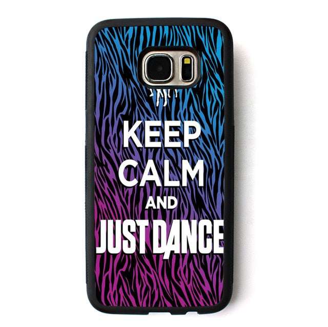 Keep Calm And Just Dance phone case for Samsung Galaxy S3 S4 S5 S6 S7 S8 S6 edge S7 edge Note 3 Note 4 Note 5 #B377 - World Salsa Championships