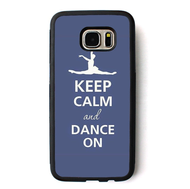 Keep Calm And Just Dance phone case for Samsung Galaxy S3 S4 S5 S6 S7 S8 S6 edge S7 edge Note 3 Note 4 Note 5 #B377 - World Salsa Championships