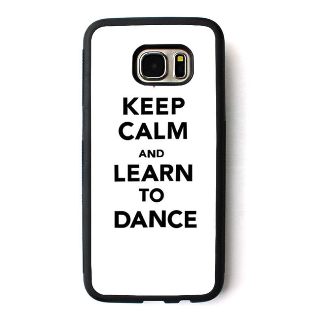 Keep Calm And Just Dance phone case for Samsung Galaxy S3 S4 S5 S6 S7 S8 S6 edge S7 edge Note 3 Note 4 Note 5 #B377 - World Salsa Championships