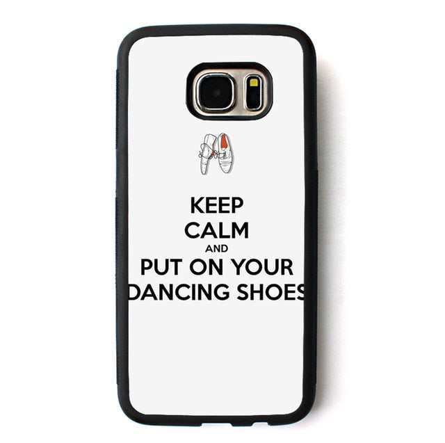 Keep Calm And Just Dance phone case for Samsung Galaxy S3 S4 S5 S6 S7 S8 S6 edge S7 edge Note 3 Note 4 Note 5 #B377 - World Salsa Championships