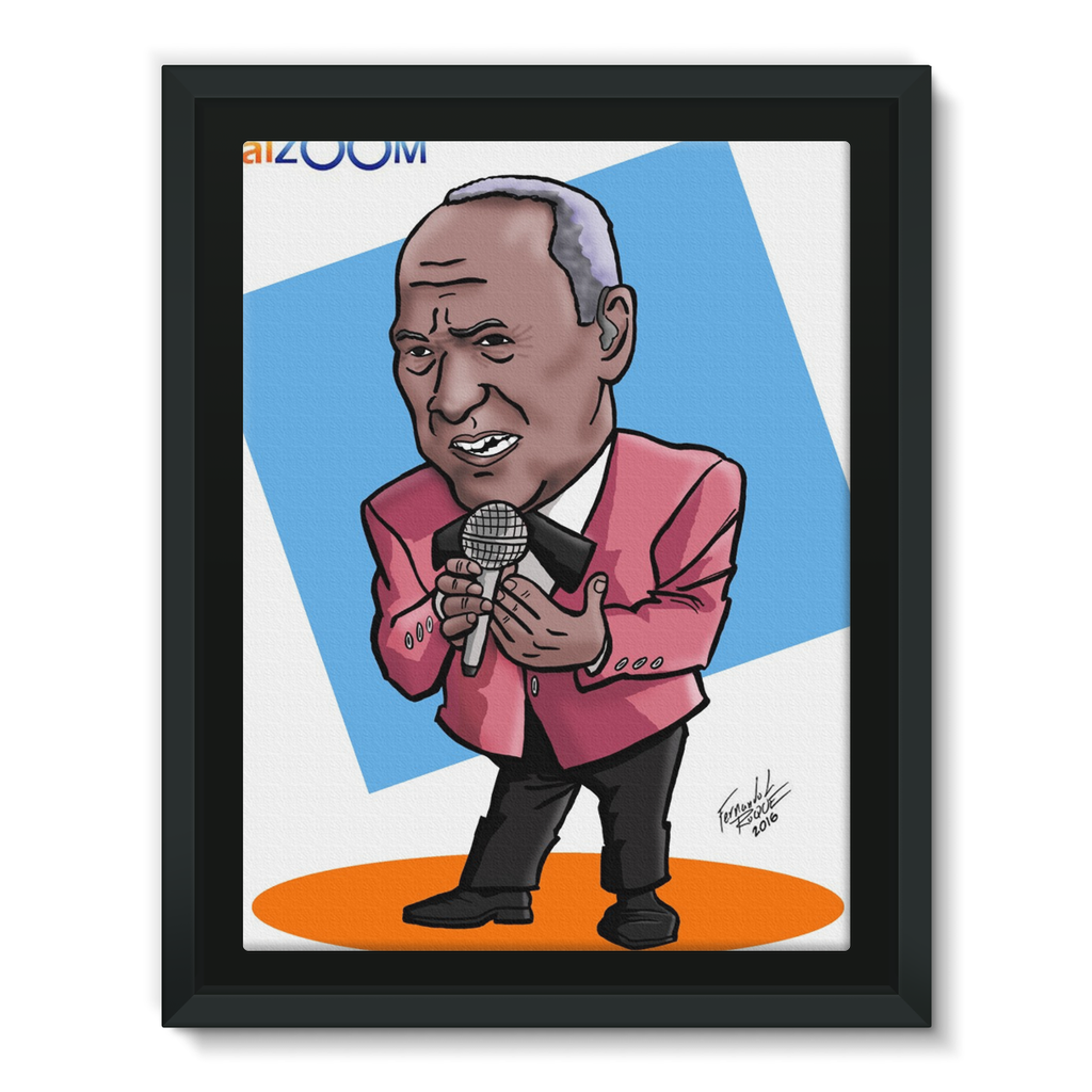 Framed Canvasfeaturing the one and only Cheo Feliciano - World Salsa Championships