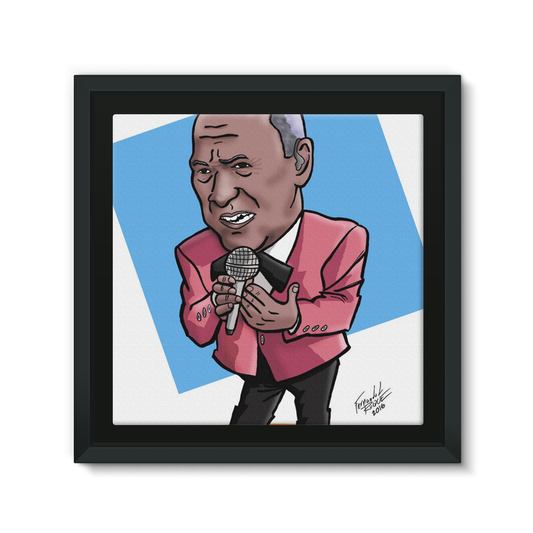 Framed Canvasfeaturing the one and only Cheo Feliciano - World Salsa Championships